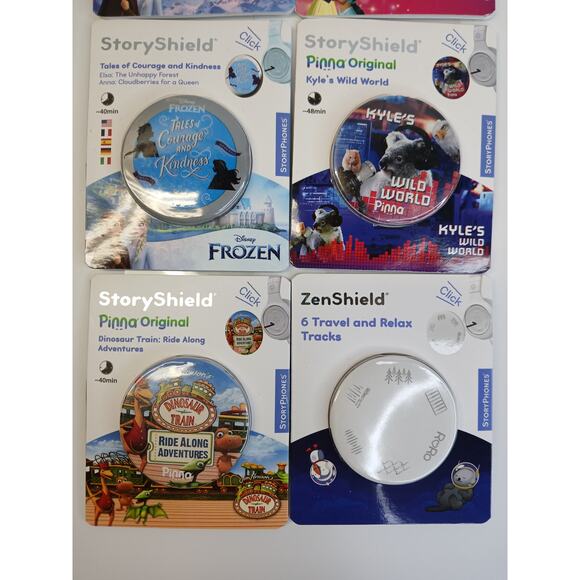 StoryPhones 6 PACK NEW Story Shields Disc Disney Headphones Storytelling SEALED - Picture 4 of 8